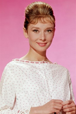 La actriz Audrey Hepburn