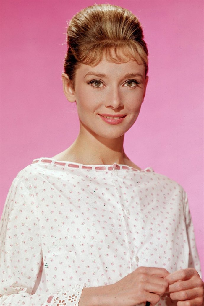 La actriz Audrey Hepburn