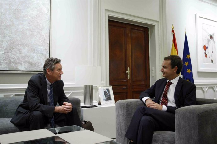 Zapatero se reúne con el gerente del FMI