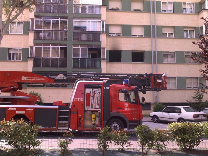 Incendio en Barañáin sin heridos.