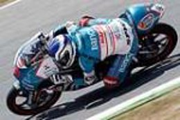 Nico Terol durante los entrenamientos libres GP de Catalunya