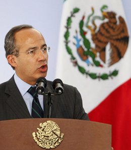 El presidente mexicano, Felipe Calderón