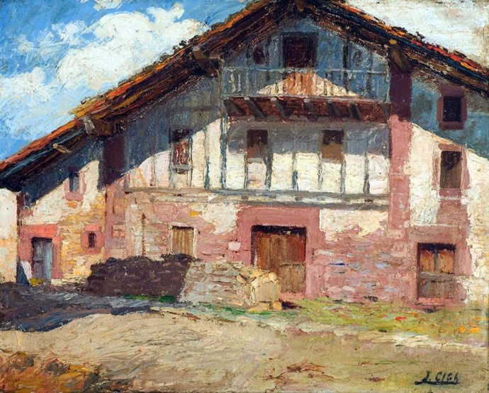 Imagen del cuadro de Javier Ciga 'karrikatxar'.