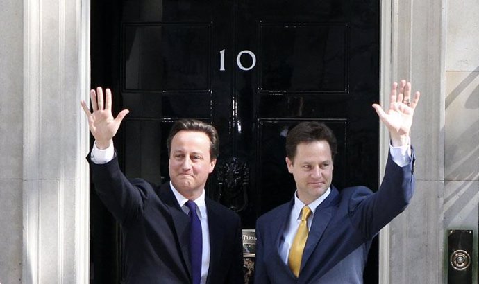 David Cameron y  Nick Clegg