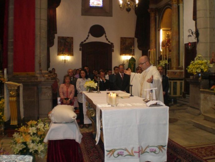 Bendición de la bandera de La Palma