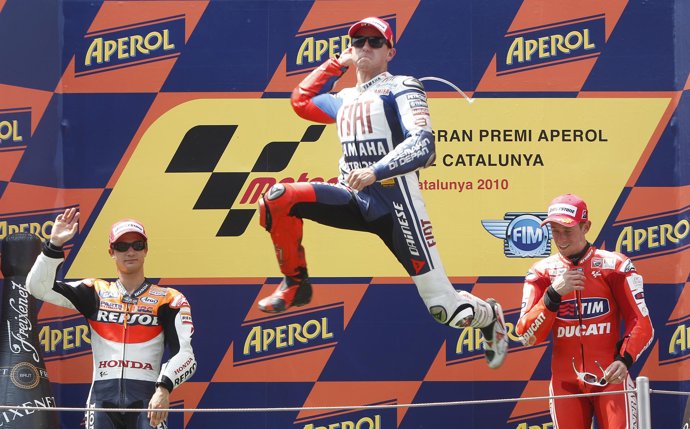 Lorenzo gana en Montmeló