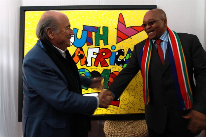 Blatter y Zuma