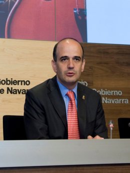 El portavoz del Gobierno de Navarra, Alberto Catalán.