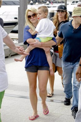 Britney Spears y su hijo Jayden James