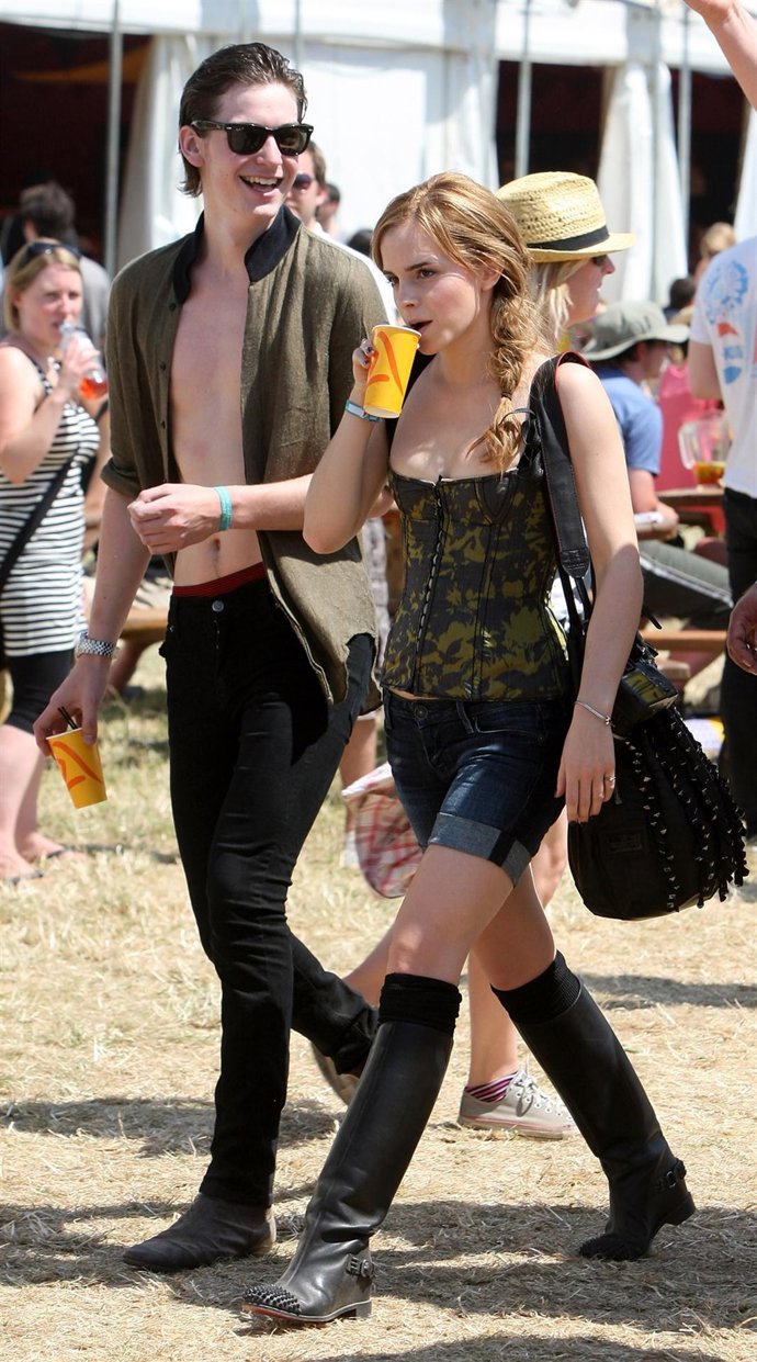 Emma Watson y su novio George Craig