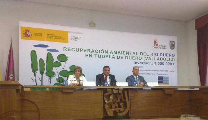 Presentación de la actuación de recuperación de riberas en Tudela de Duero (Vall