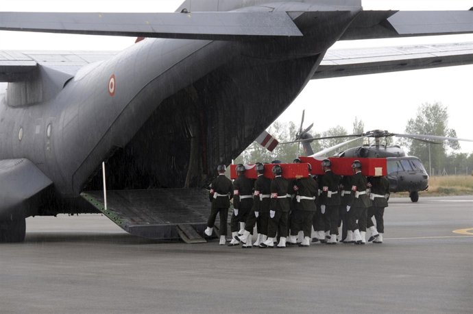 Ataúd de un soldado turco