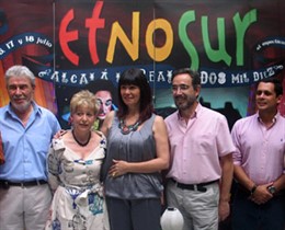 Micaela Navarro, durante la presentación del certamen