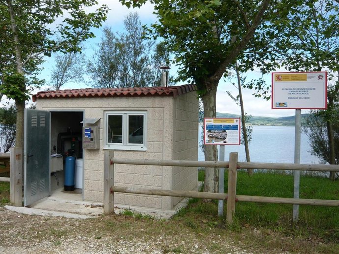 Estación de desinfección