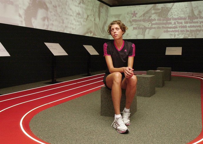 Blanka Vlasic en la presentación del 'Ciutat de Barcelona'