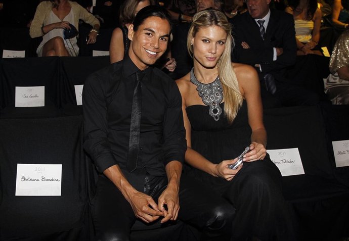 Julio Iglesias Jr. y su novia, Charisse Verhaert 