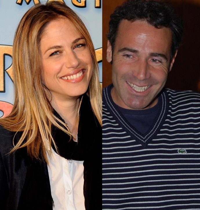 Montaje de la modelo Martina Klein y el tenista Alex Corretja, nueva pareja del 