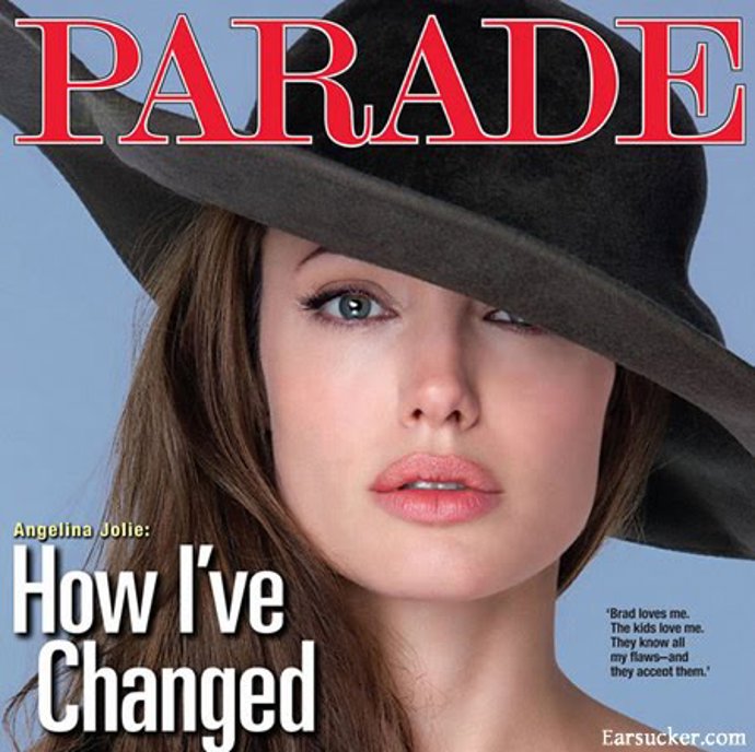 Angelina Jolie para la portada de Parade