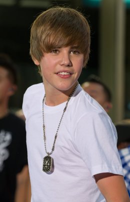 La estrella del pop adolescente, Justin Bieber 