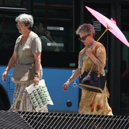 Imagen de calor en Madrid