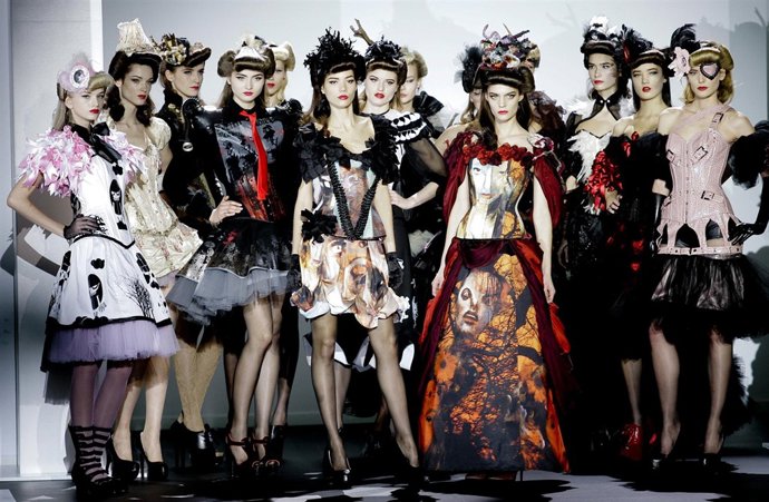 Modelos de Bibian Blue en 080 Barcelona Fashion Week