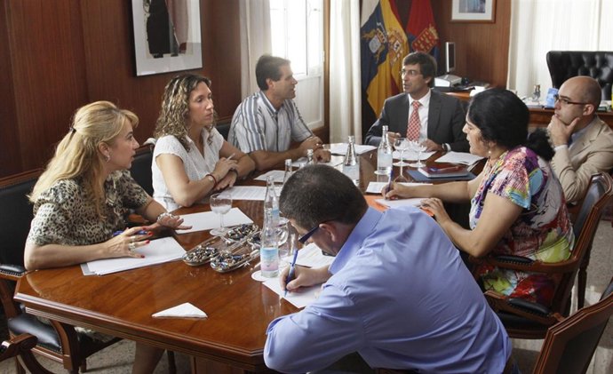 Reunión del Consorcio del Archipiélago Chinijo en Lanzarote.