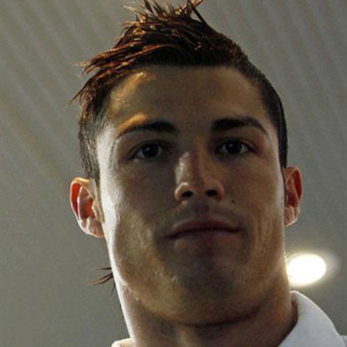 Primer plano de Cristiano Ronaldo