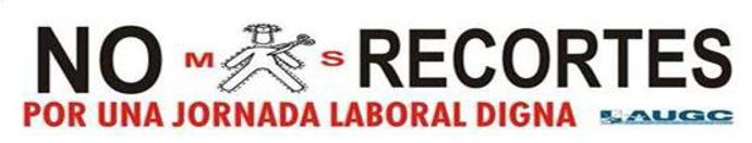 La AUGC reclama en Santander una jornada laboral "digna"