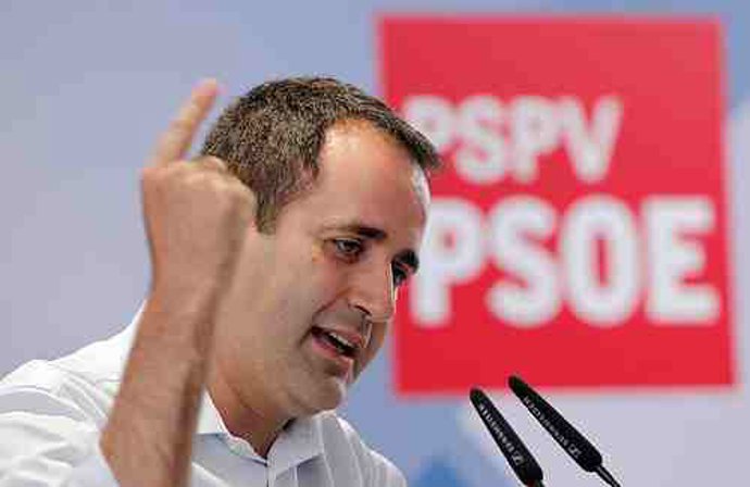 El líder del PSPV, Jorge Alarte