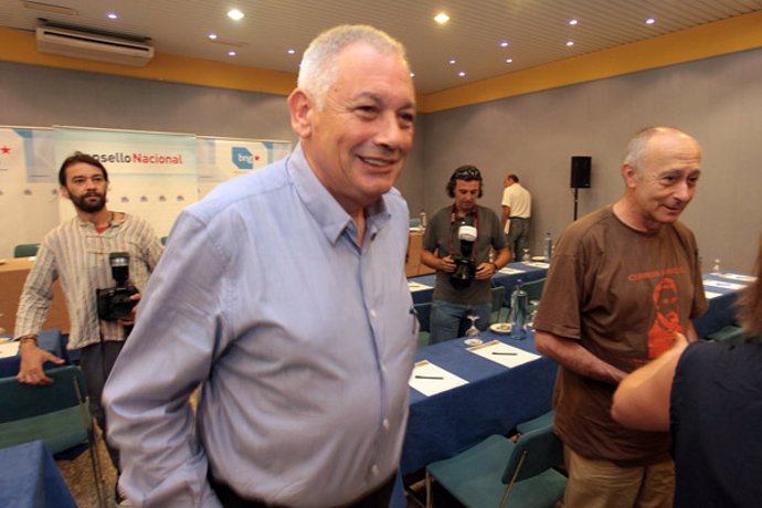 Guillerme Vázquez, portavoz nacional del BNG, y Francisco Rodríguez, líder de la
