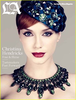 portada de LA Christina Hendricks