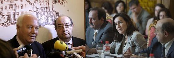 Moratinos y González-Sinde en la UIMP