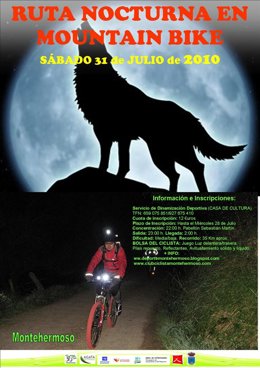 RUTA NOCTURNA MOUNTAIN BIKE MONTEHERMOSO