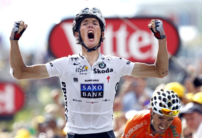 El ciclista luxemburgués Andy Schleck