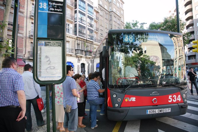 Autobús en Aragón