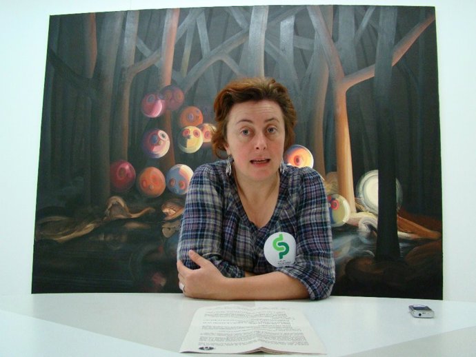Carmen Freire , secretaria xeral del SLG