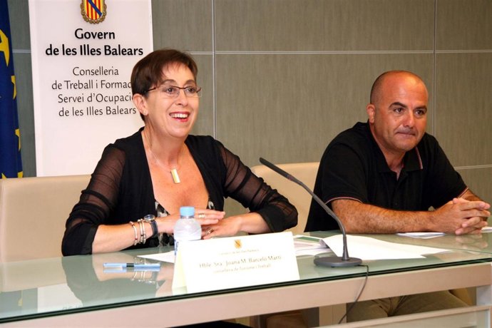 La consellera de Trabajo Joana Barceló