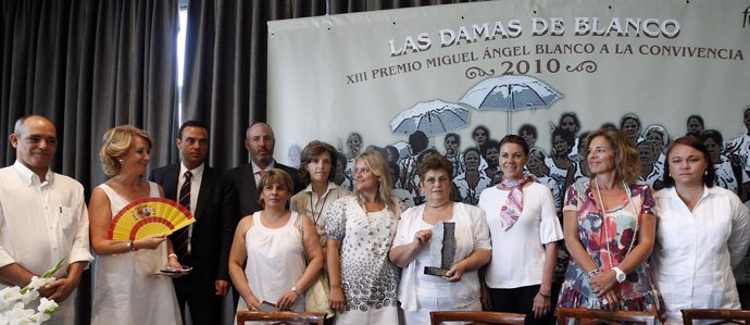 Las damas de Blanco recogen premio Miguel Ángel Blanco 2010