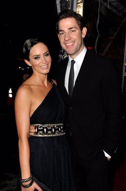 Los actores Emily Blunt y John Krasinski 