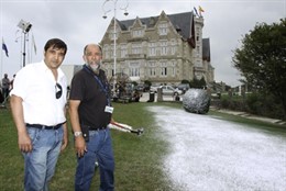 Espada y Abades crean nieve en la Magdalena