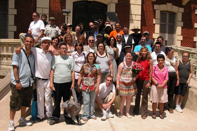 Reparto del corto 'The Flowe Power'