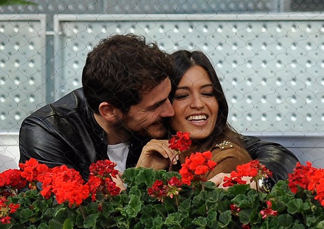 Iker Casillas Y Sara Carbonero muestran su amor en el Masters Series de Madrid