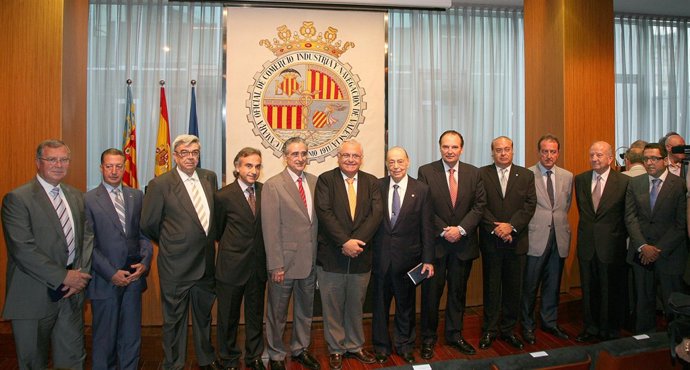Acto de entrega de las Medallas al Mérito de Cámara Valencia