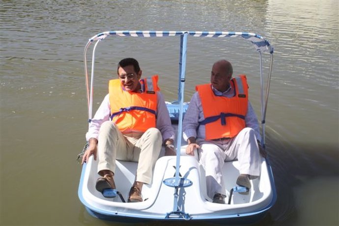 Barcas río Guadiana Mérida