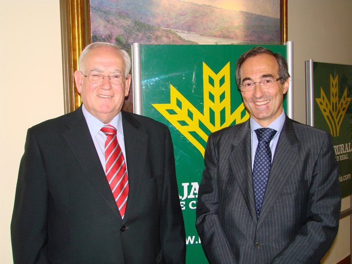El presidente y el director de Caja Rural de Ciudad Real