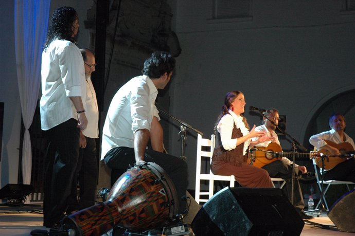 La cantaora onubense Argentina, en los cursos de la UNIA de La Rábida