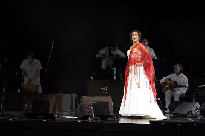 Estrella Morente en el concierto.