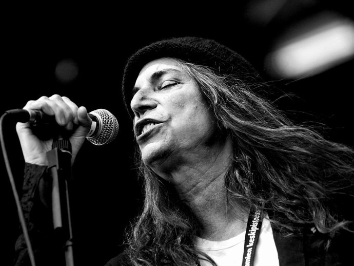La cantante y estrella del rock Patti Smith