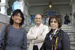 Elisa Delibes,  Gustavo Martín Ganzo y Amparo Medina-Bocos 