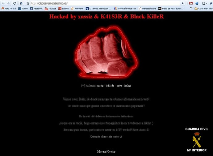 Imagen de la 'Operación Pirulín' contra hackers.